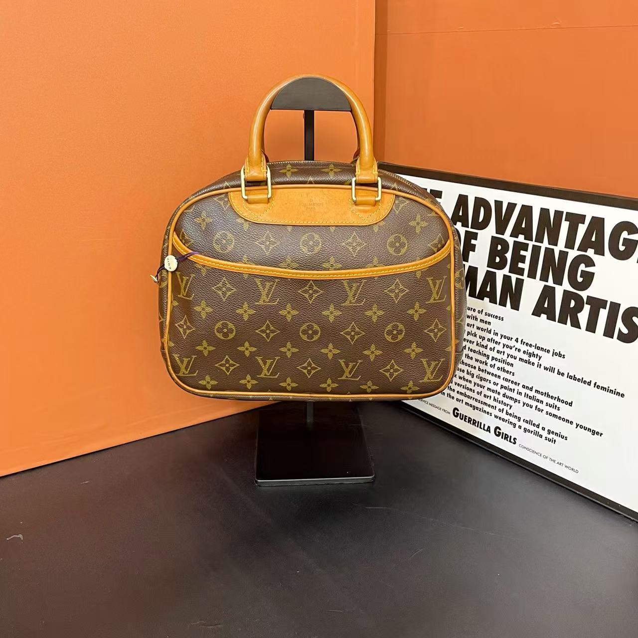 95新 LouisVuitton/路易威登 小怡中古/lv中古小号珍妮包/手提包