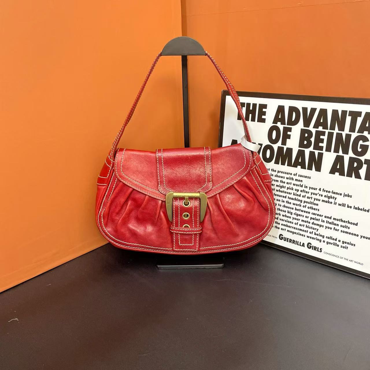 95新 Celine/思琳 小怡中古/ Celine/思琳腋下包/手提包