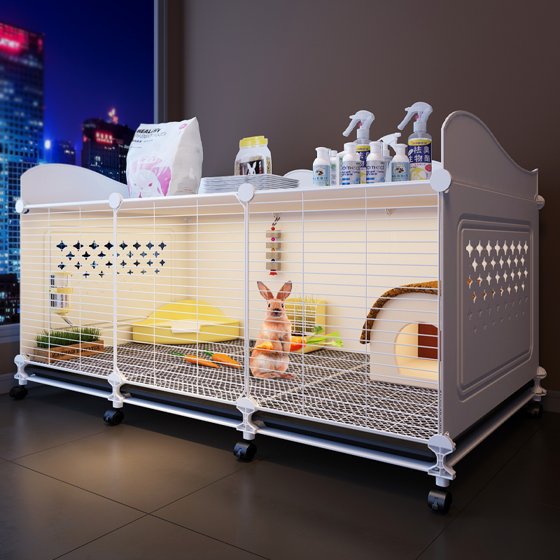 加厚专用笼子睡觉窝家用室内大号特大荷兰猪豚鼠减少喷尿兔子别墅