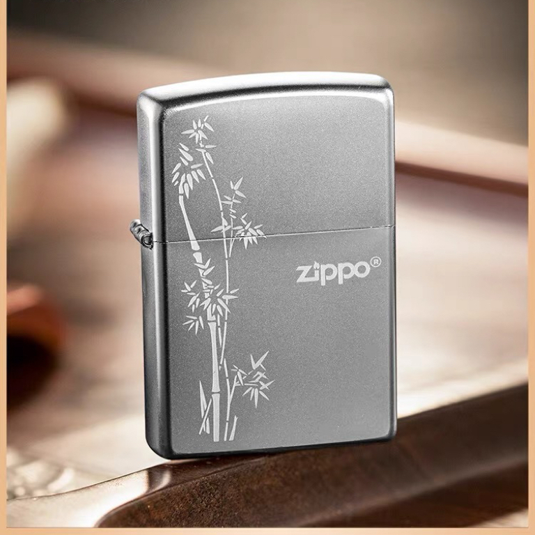 Zippo原装正版205c纯铜微雕男士步步高升寓意防风打火机送人收藏