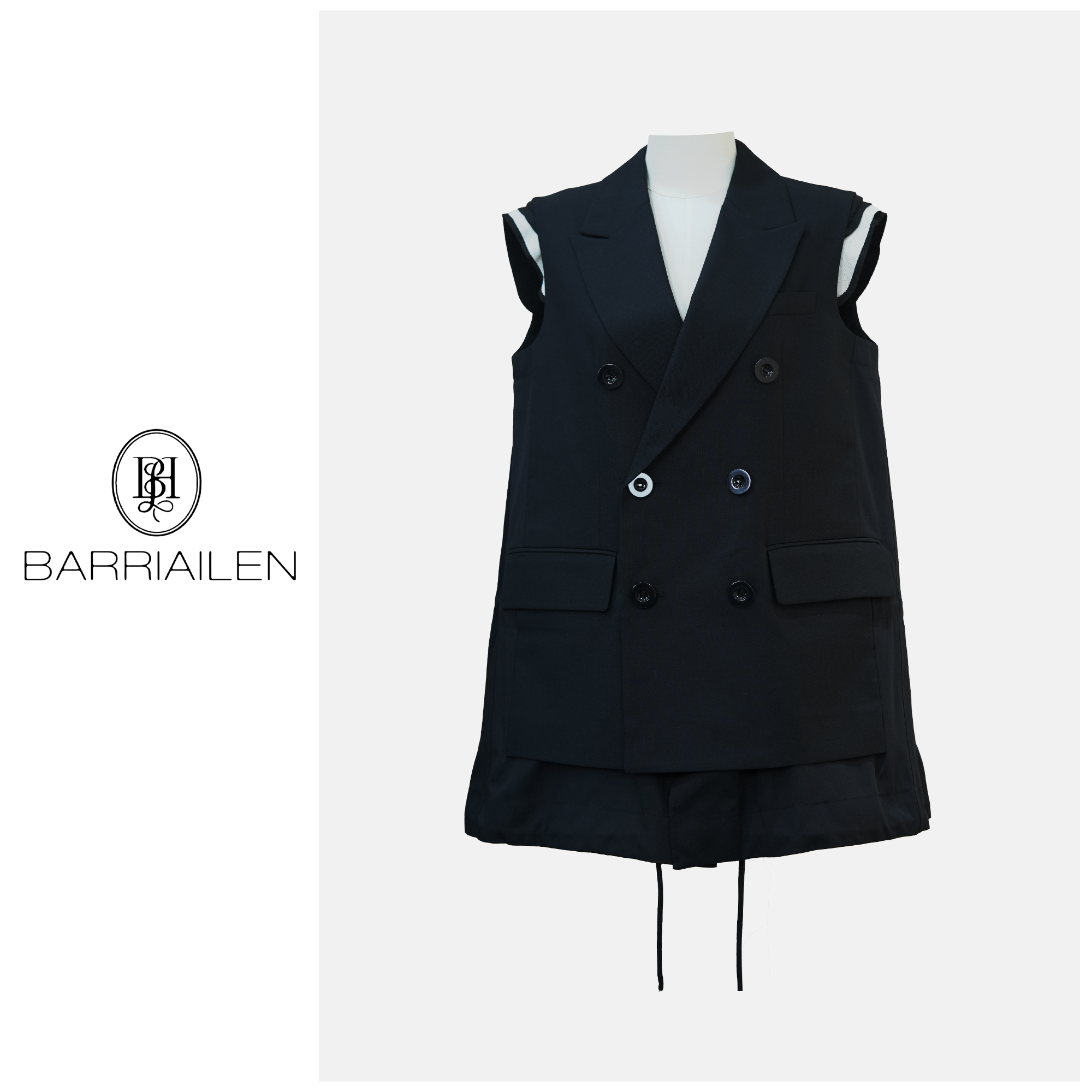 BARRIAILEN | 设计款时尚气质马甲2417366