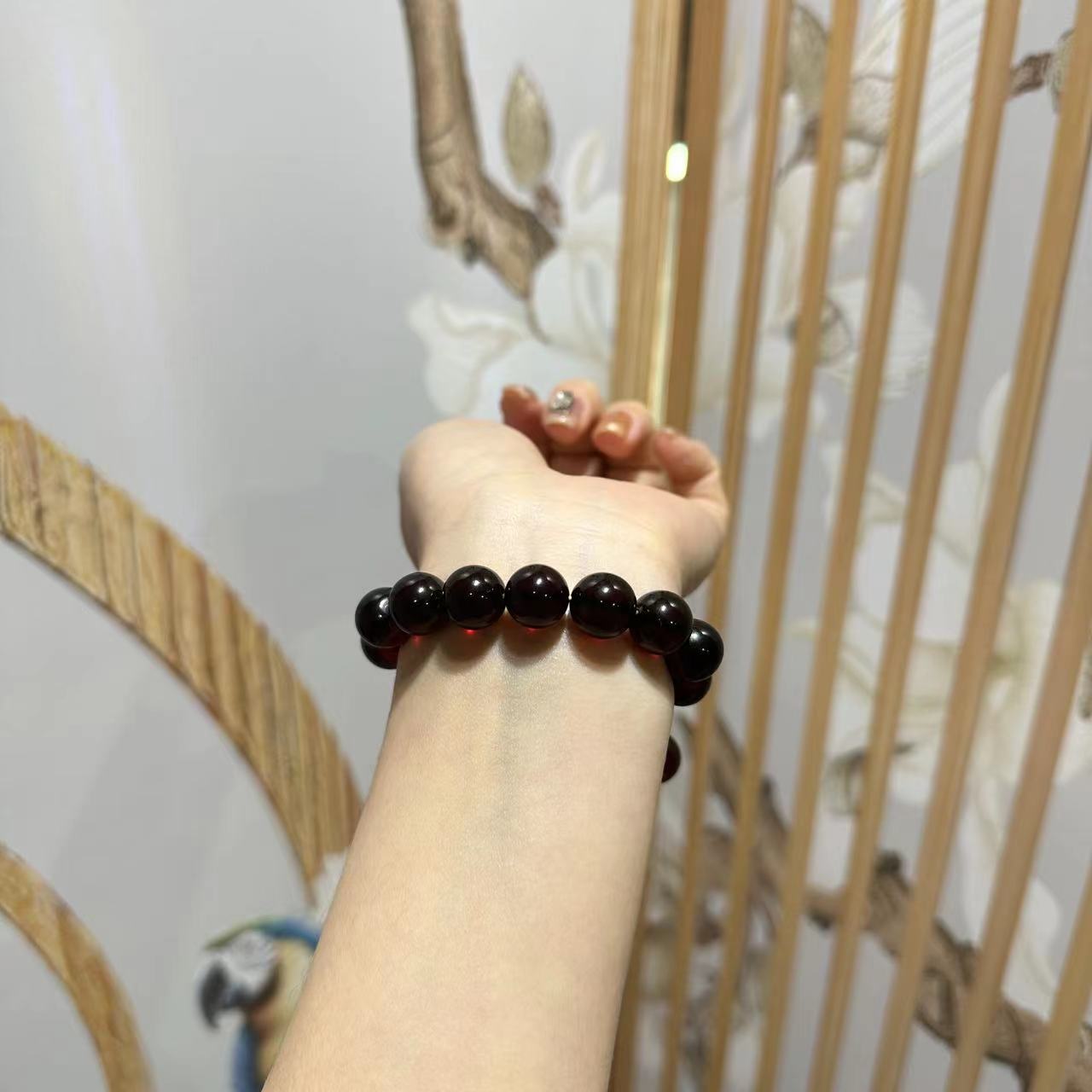 【蜜语.周年庆限定】净水级缅甸血珀单圈手串卡10mm/11mm