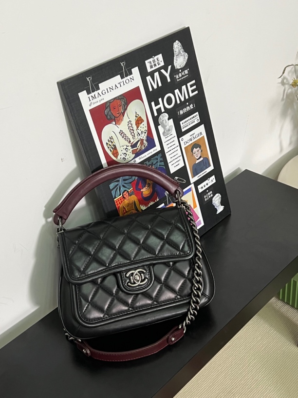 95新 Chanel/香奈儿 舍得 Chanel 小孟买手提斜挎包