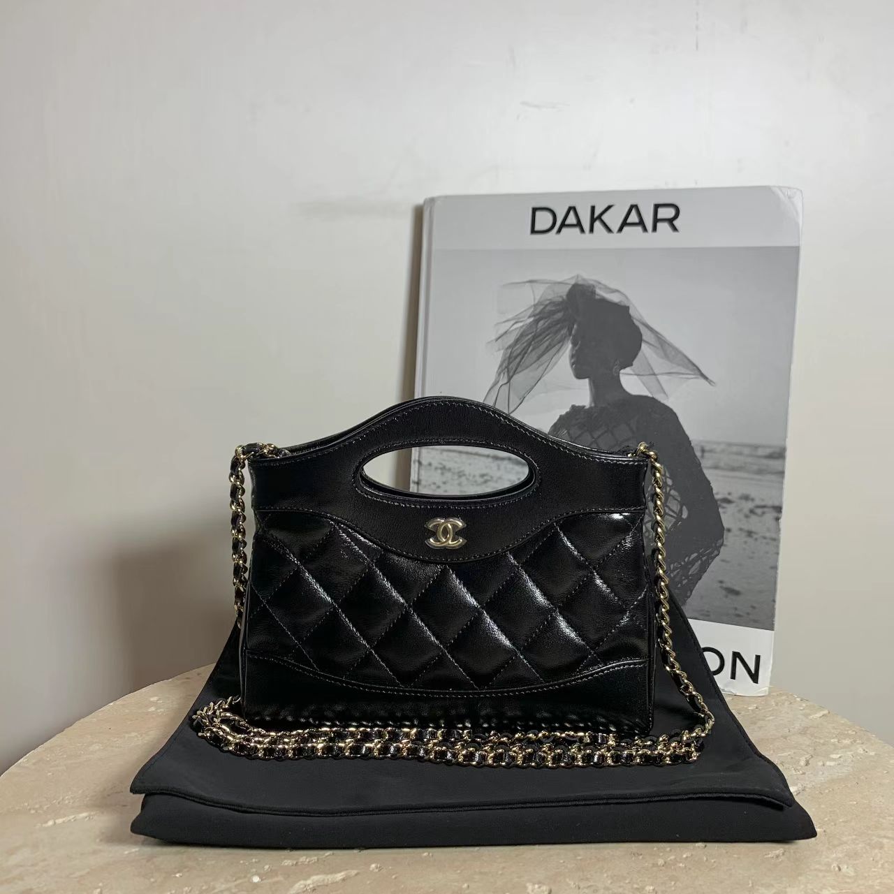99新 Chanel/香奈儿 壹臻/24B黑金羊31bag nano包 92971781