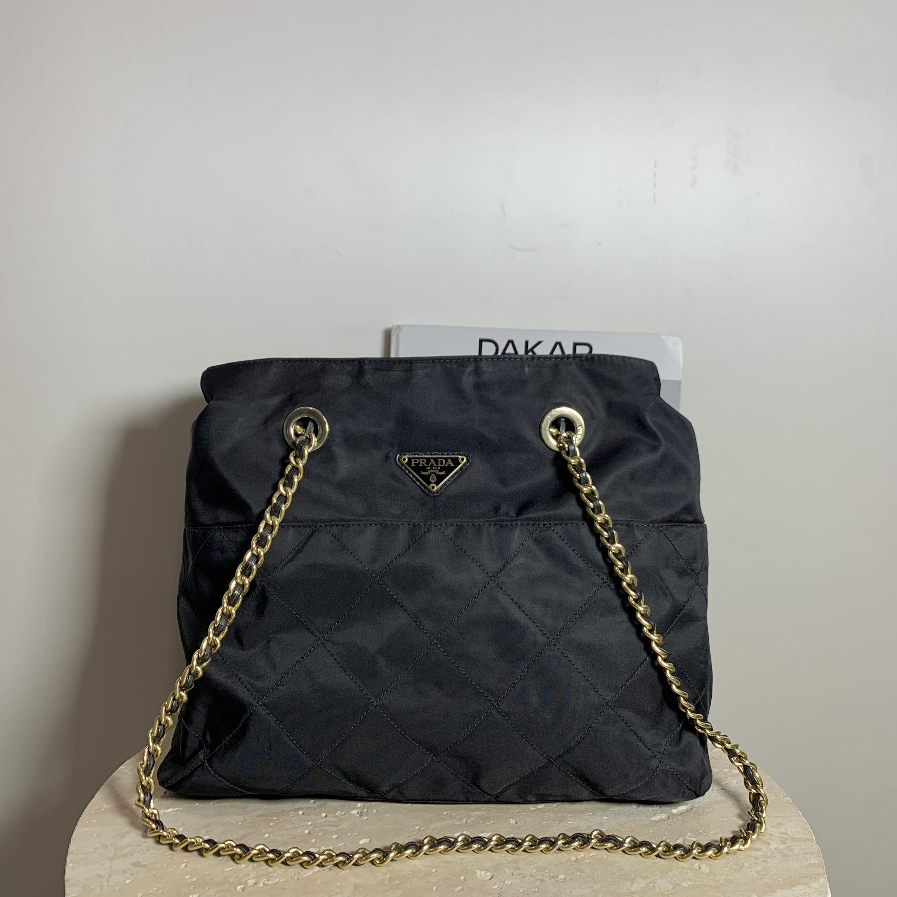 95新 Prada/普拉达 壹臻/黑金降落伞35 43058790