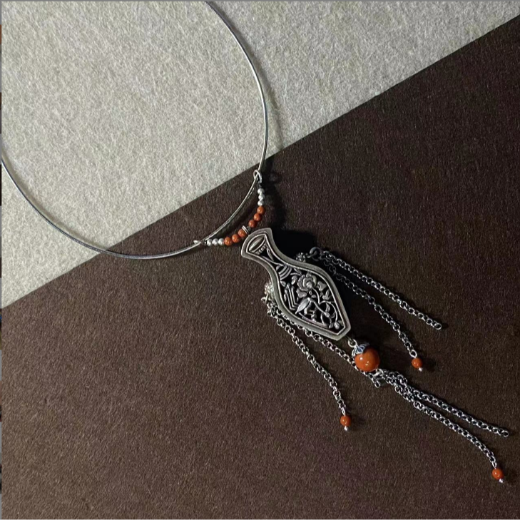 吊坠足银 肖肖分享 925银项链狮子宝瓶