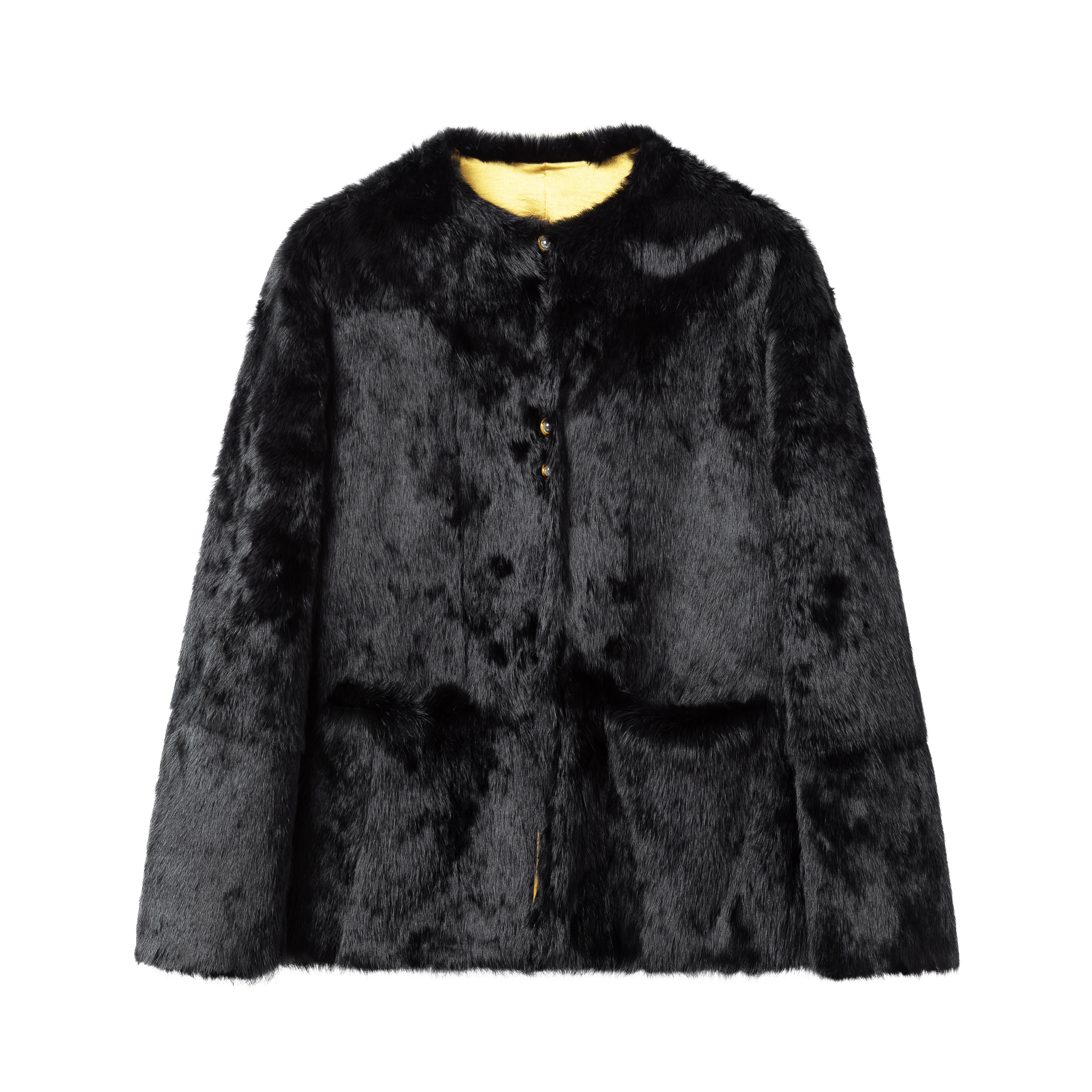 冬季新款双面穿毛毛短外套-7131