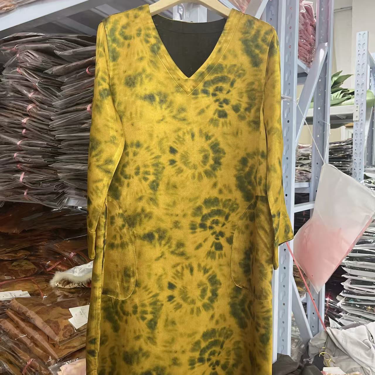 新中式改良旗袍连衣裙宽松连衣裙