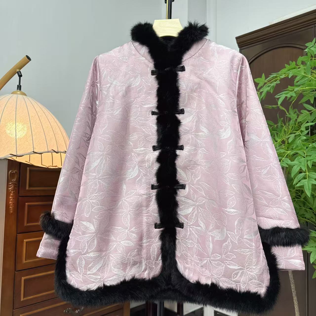 时尚休闲百搭短款外套-5293粉色