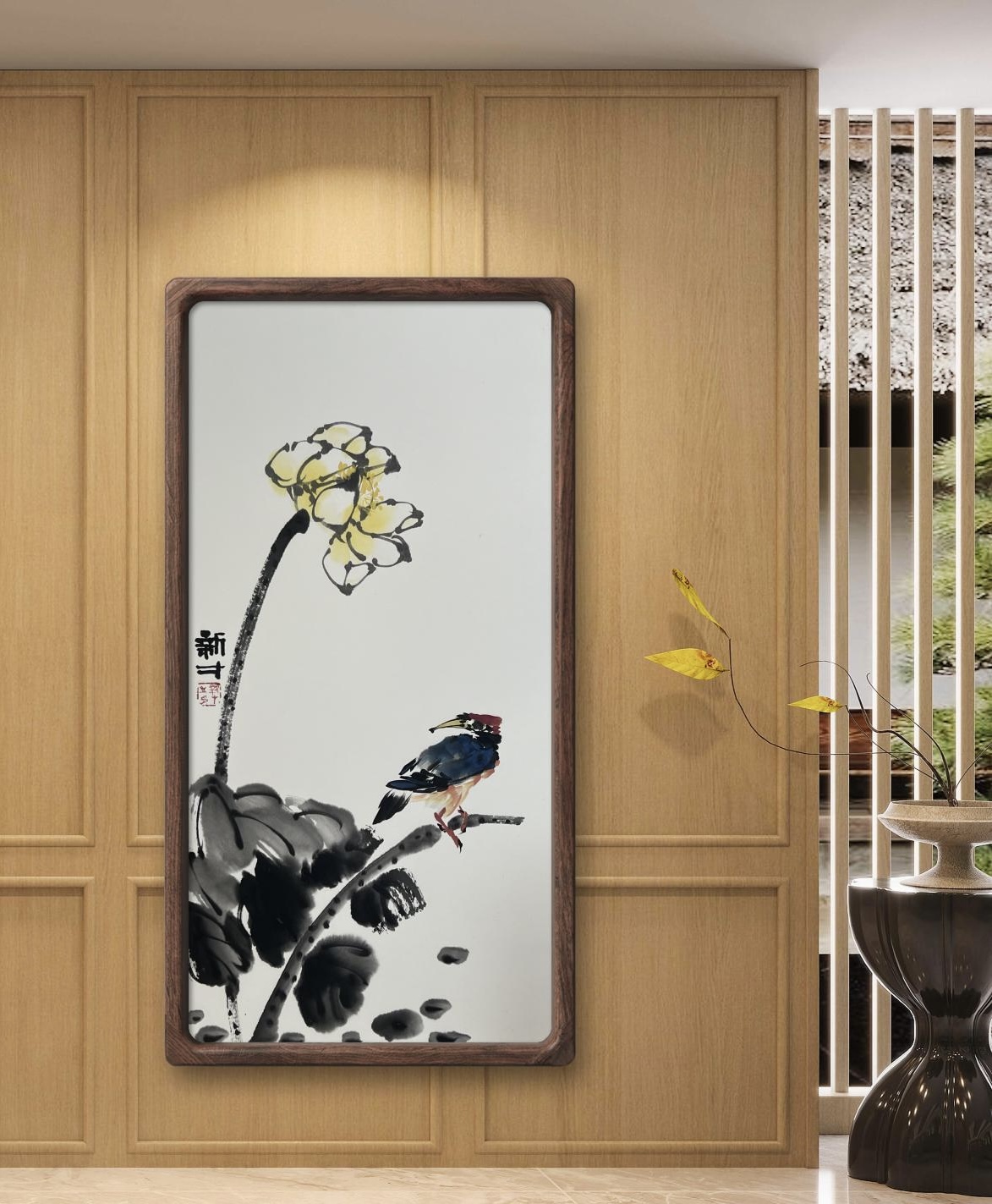 大话新才《荷韵》65cmx33cm单幅无框