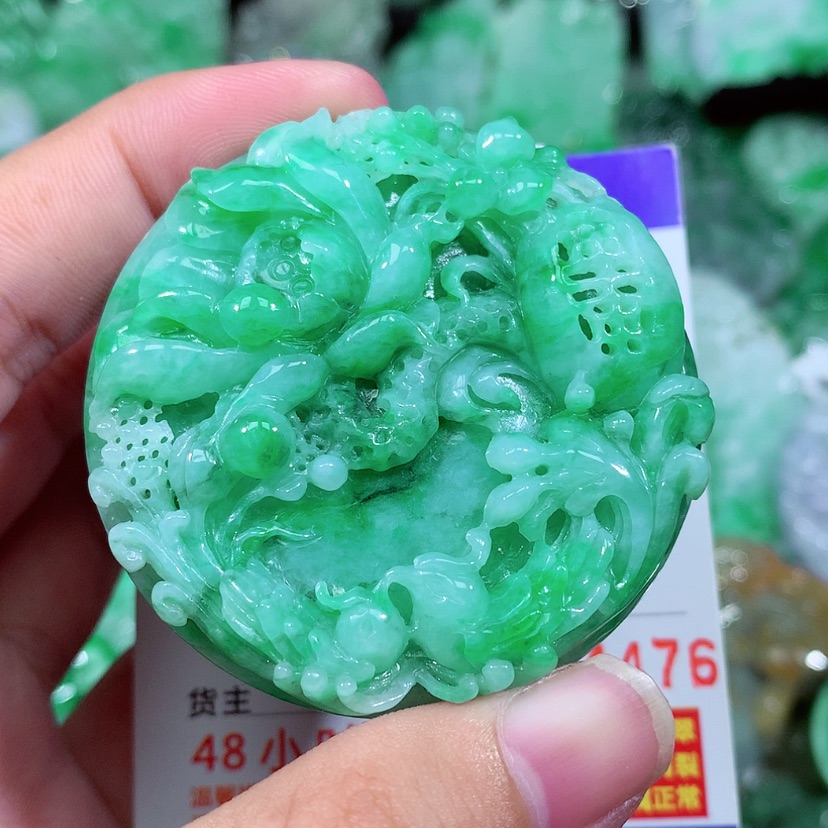 【闪购商品】翡翠颈饰未镶嵌羽*喵