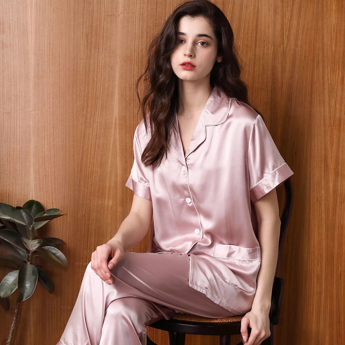 （直播间价格专用链接）桑蚕丝睡衣睡裙长袖短袖套装真丝夏季家居服