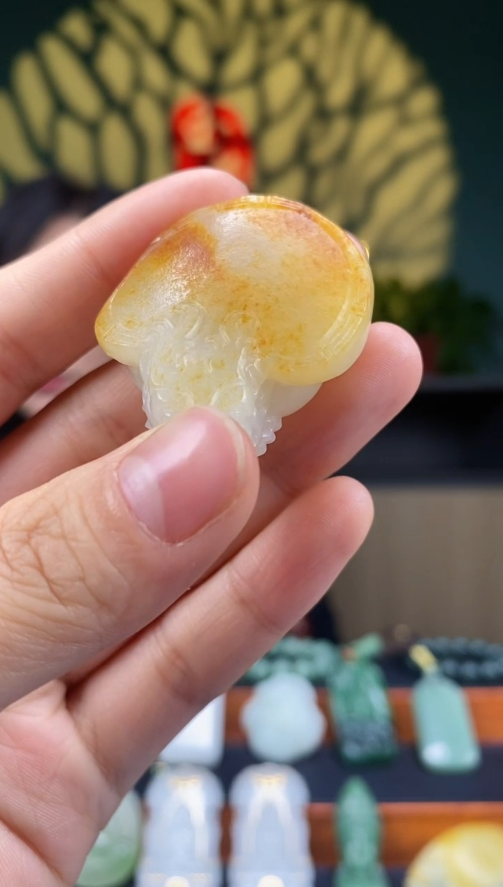 【闪购商品】和田玉-未镶嵌龙龟挂件长40.5mm