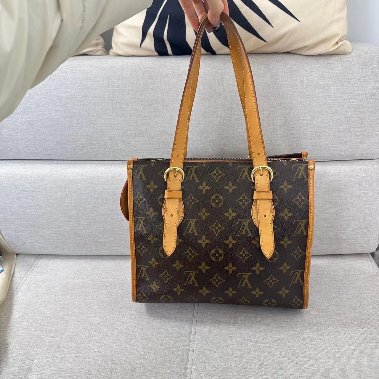 95新 LouisVuitton/路易威登 LV金球托特包