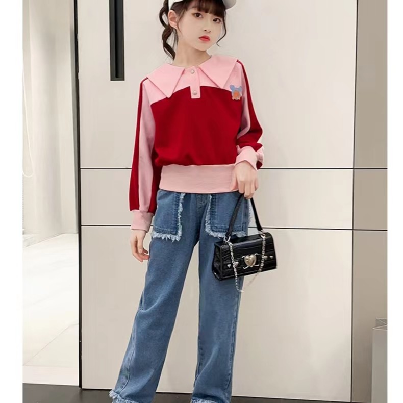 H001-H100大童女童卫衣