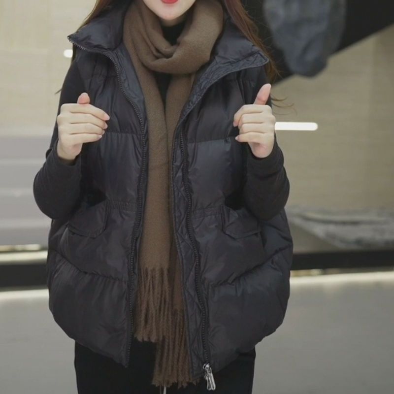 领格羽绒马甲女短款新款2023春秋冬小个子马夹百搭宽松显瘦坎棉服