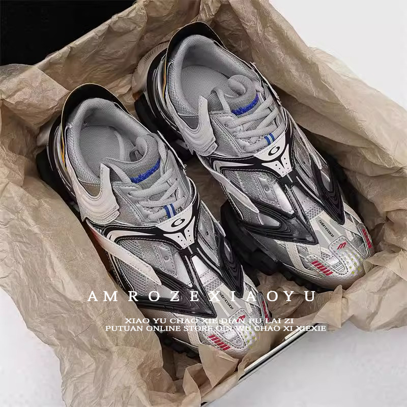 AMROZE旗舰店巴黎同款老爹鞋男女款莆田走秀款鳄鱼鞋休闲运动鞋潮