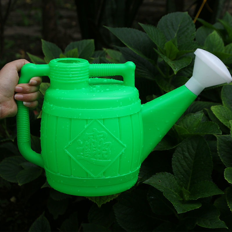 A64大号塑料洒水壶浇花壶浇水壶种菜洒水桶大容量浇菜长嘴