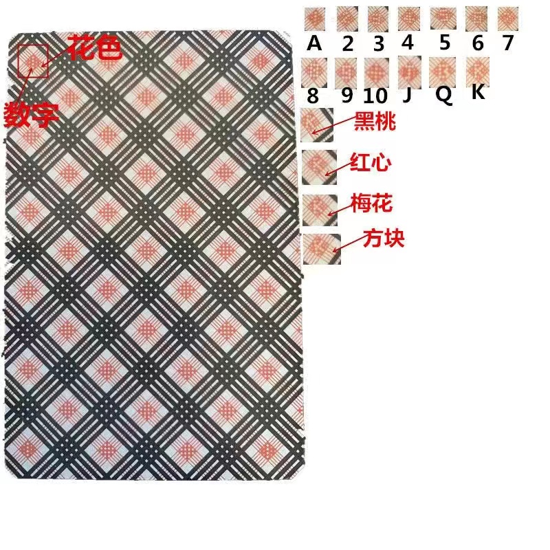  【支持定制】高质量魔术密码卡片9788【送图解】包教会