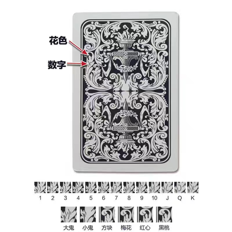 【支持定制】高质量魔术密码卡片9888【送图解】包教会 