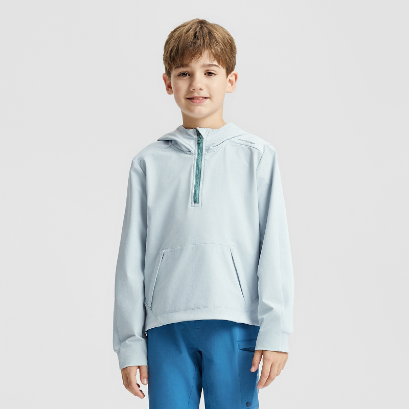 moodytiger【活动】儿童卫衣男童长袖连帽休闲运动上衣