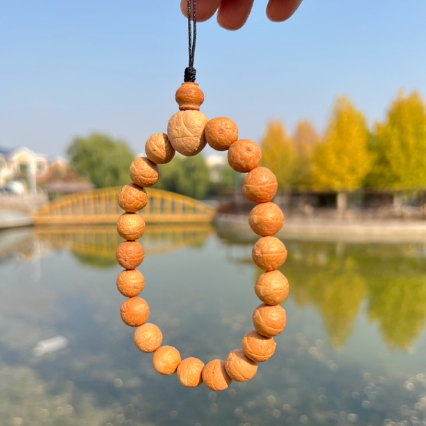 尼泊尔小凤眼菩提手串新籽12MM～15MM手持文玩手串