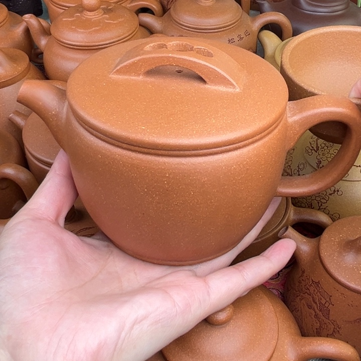 原矿黄降坡汉瓦壶容量430c c