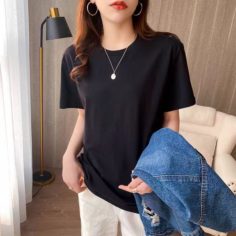 0203-99 男女同款短袖休闲百搭T恤 (2件) HG QY