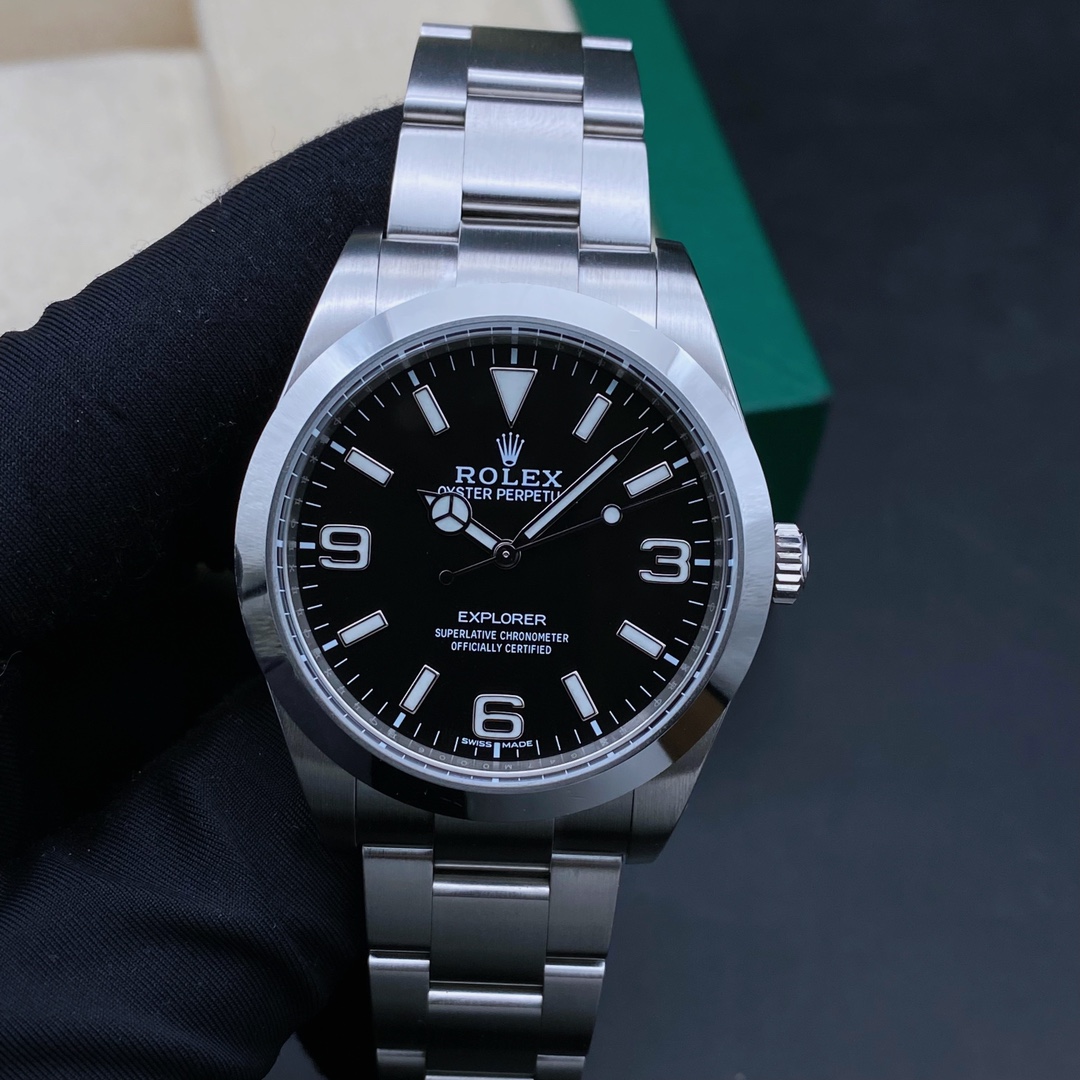99新 Rolex/劳力士 探险家214270男表/表径39