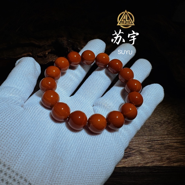 【小孔道暴力归圆玉化料】1.25精品玉化料橄榄核正圆光珠手串