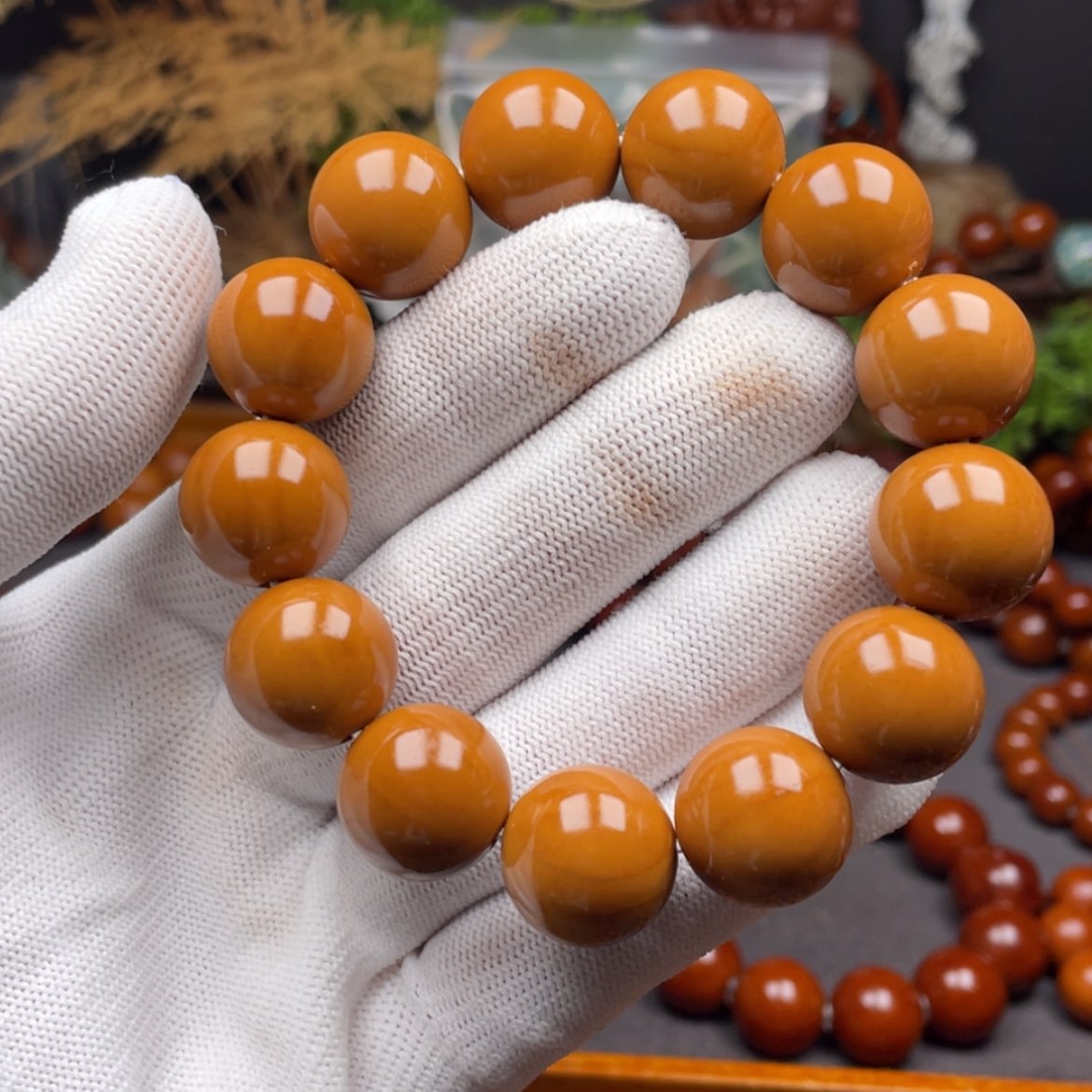 【闪购商品】橄榄核手串抖*