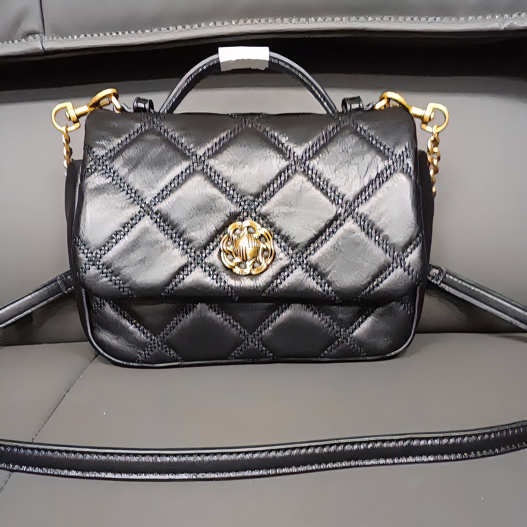 【xineba2】真皮手提斜挎小方包2024新款女士时尚洋气高端单肩