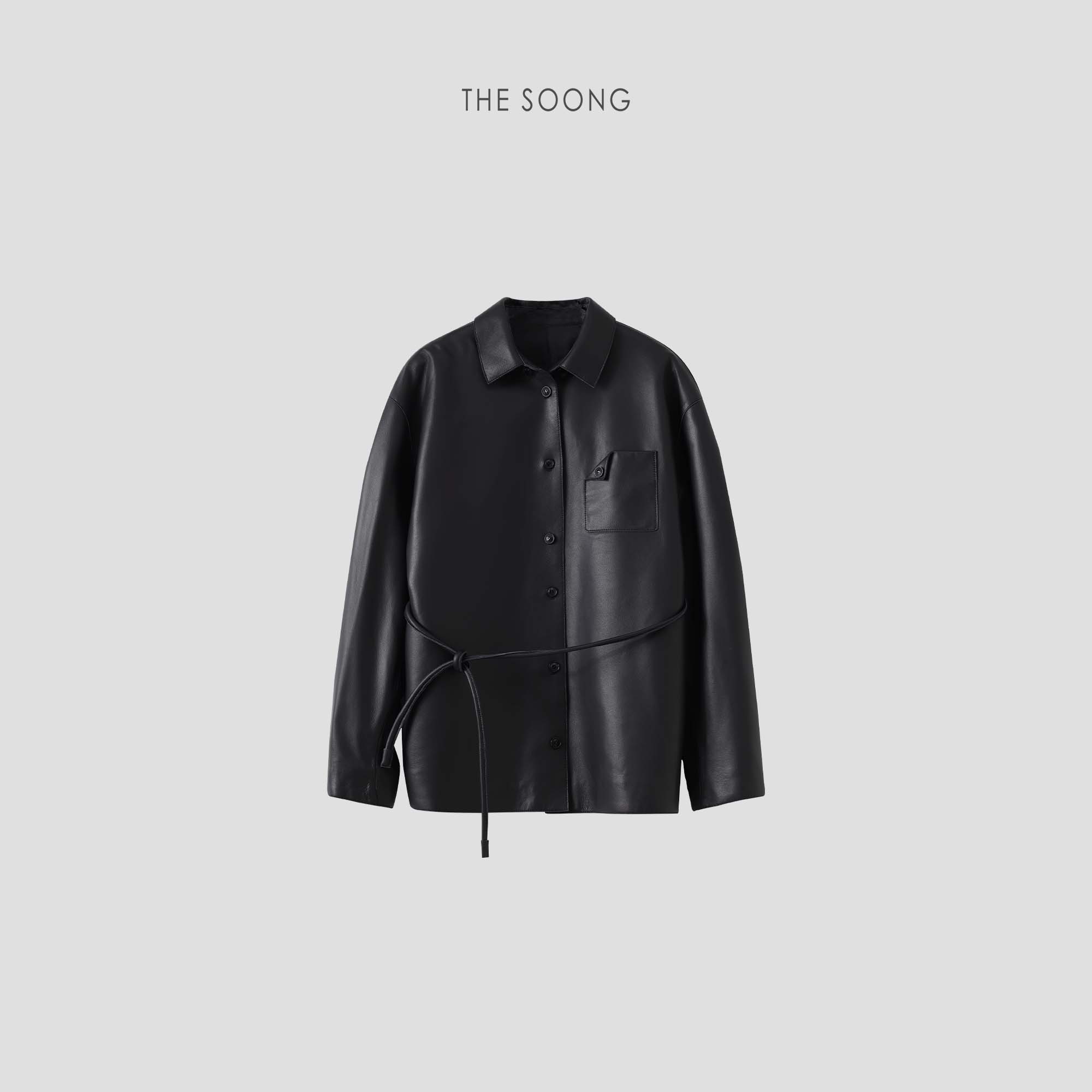 THESOONG | 皮衣衬衫 HBWCWT223001