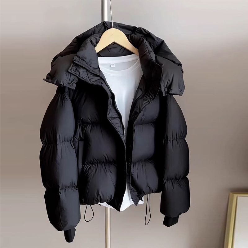 2025新款羽绒棉服女短款加厚棉衣外套宽松面包服冬季棉袄反季袄子