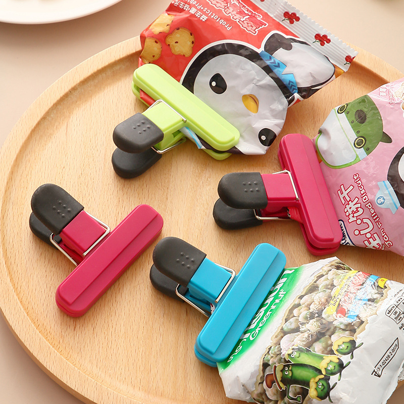 袋装密封零食夹厨房调料食品封口夹子多功能夹子封口食品级保鲜夹