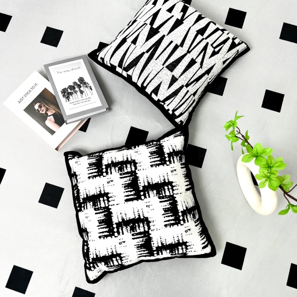 【隐藏字母】简约现代轻奢抱枕客厅民宿沙发靠枕套床头靠背垫含芯