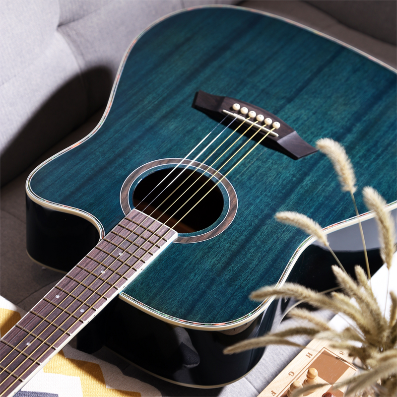 莫琳【41寸面单】单板吉他初学者女生男学生吉它新手木吉他演奏民谣