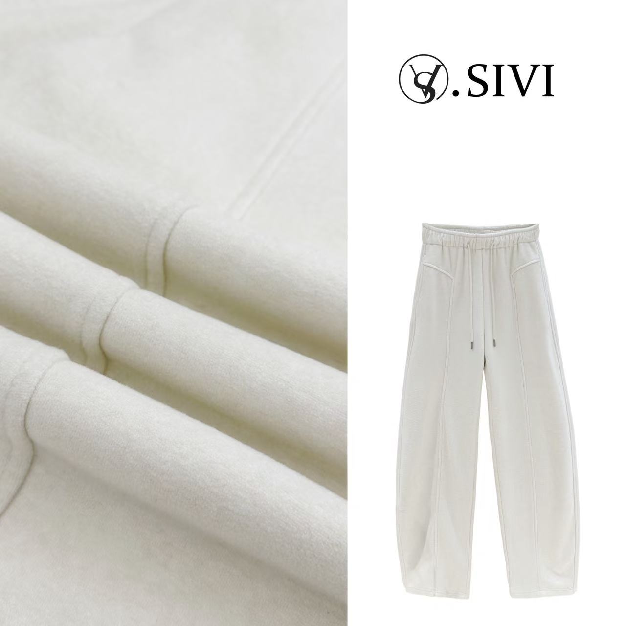 熙薇休闲显瘦裤【慢调生活】冬季新款时尚百搭裤F7510