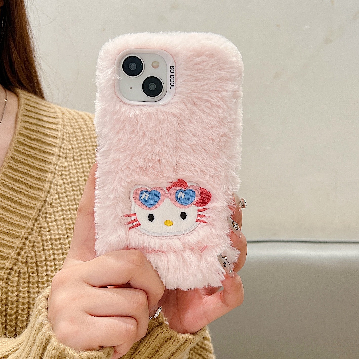 可爱kt猫适用苹果13/14手机壳iphone16pro12女11小米vivo华为oppo