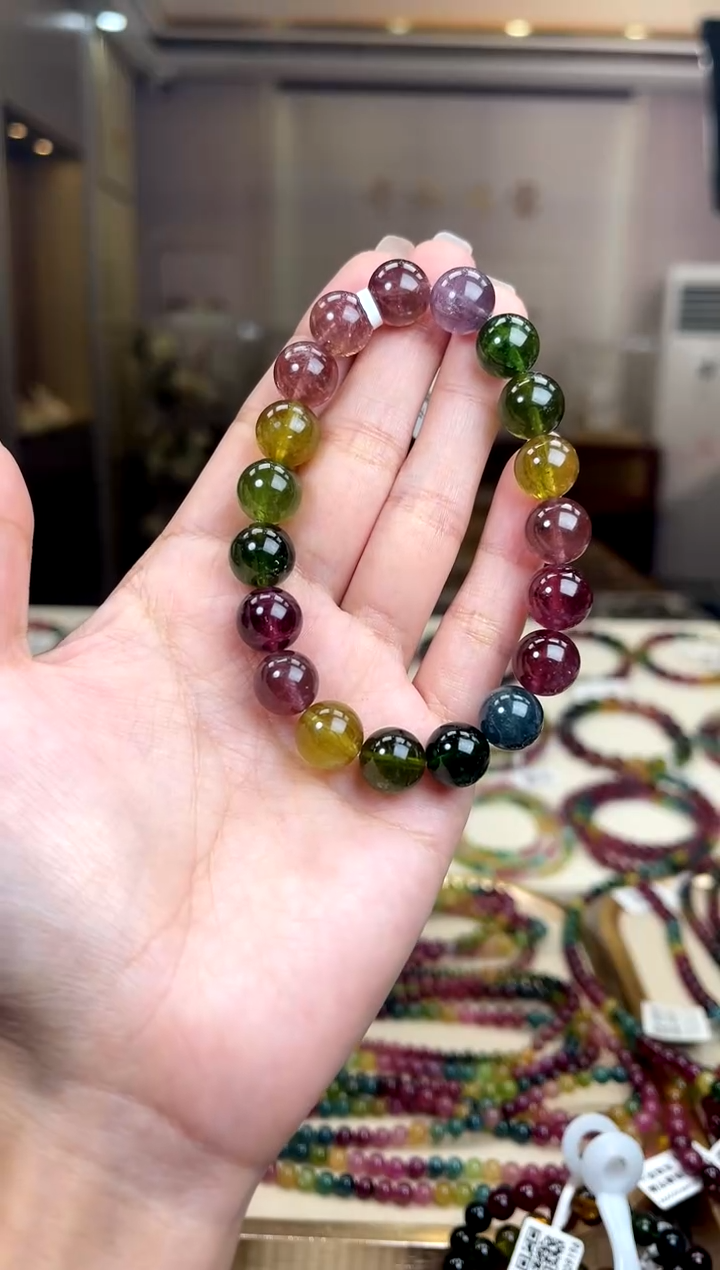 【闪购商品】碧玺/未镶嵌10mm+碧玺单圈多样性发货