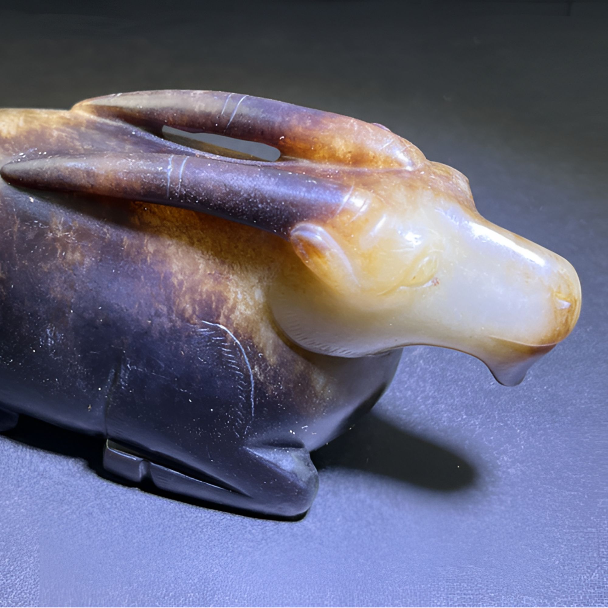 汉代风格 玉羊 长9.7高3.7