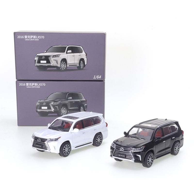 JKM1：64雷克萨斯LX570合金车模摆设袖珍汽车玩具模型男孩玩具收藏