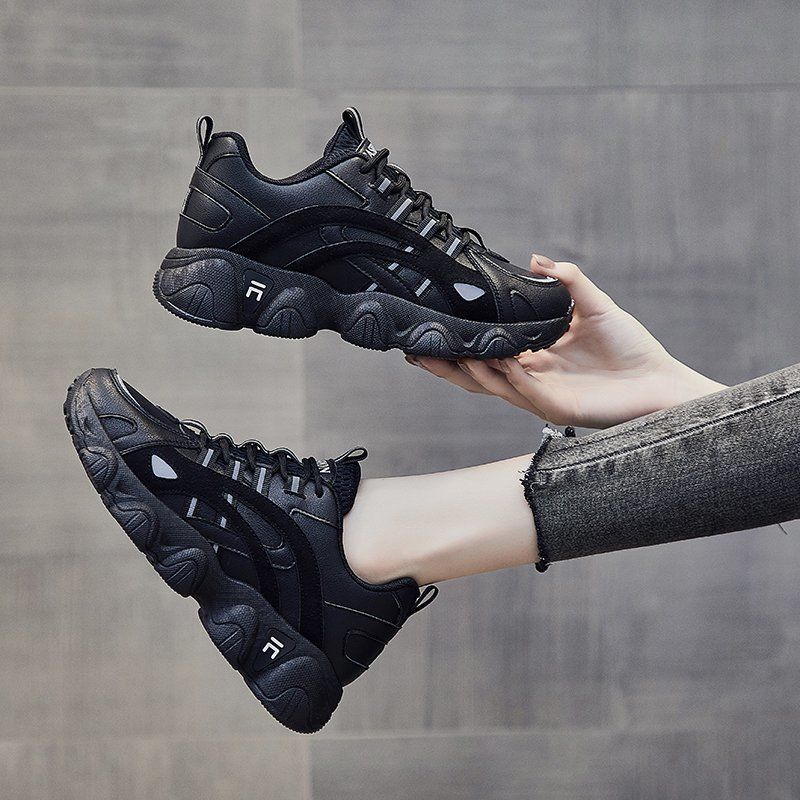 老爹鞋休闲舒适软底春秋女鞋韩版运动鞋新款百搭轻便