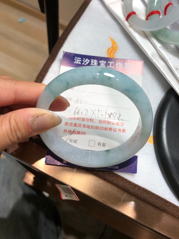 翡翠飘兰花手镯女士