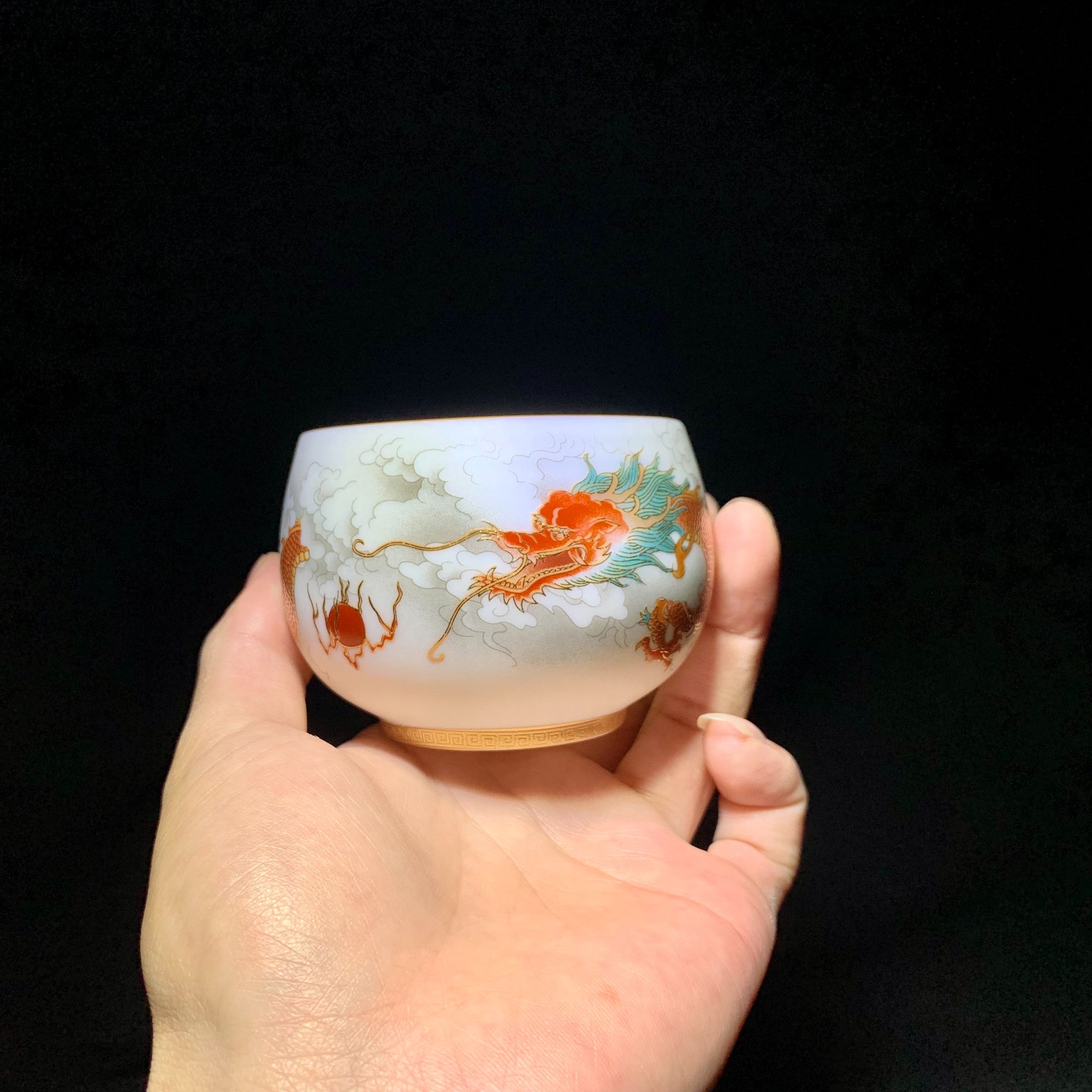 九重金丝龙 轻奢主人杯