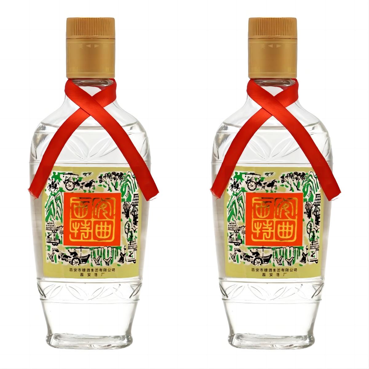 西安特曲 2018年经典浓香年份好酒纯粮食白酒52度245ml*2瓶