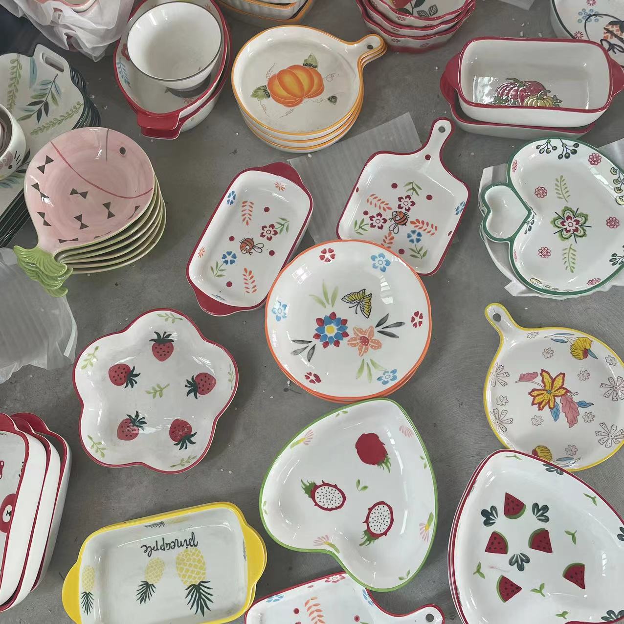 直播临时链接1-50  陶瓷餐具盘子碗组合（微瑕 介意者勿拍）