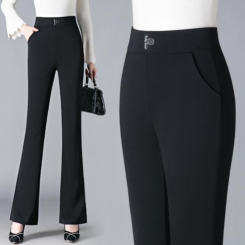 【外贸断码捡漏】垂感微喇裤女款爆款2025新显瘦高贵上档次春秋女裤