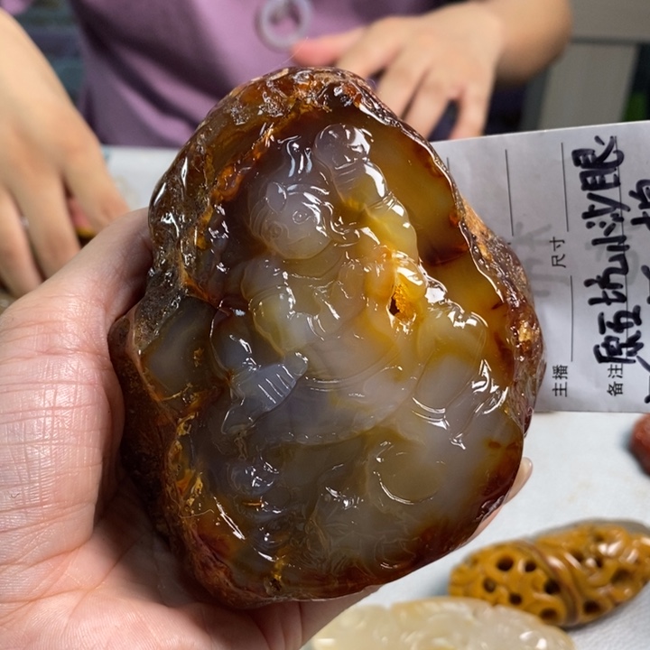 玛瑙/玉髓吊坠(不含链)未镶嵌