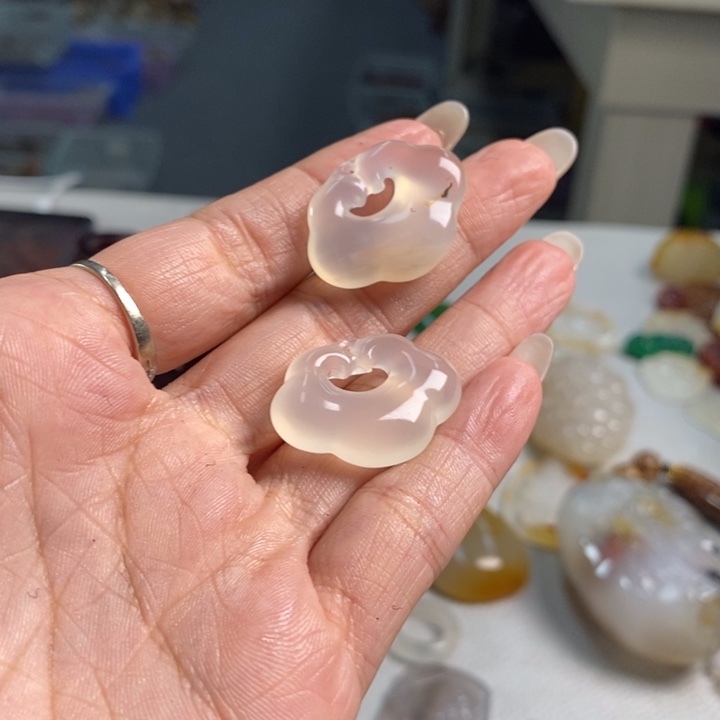 玛瑙/玉髓吊坠(不含链)未镶嵌